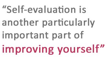 Self evaluate when dealing with rejection